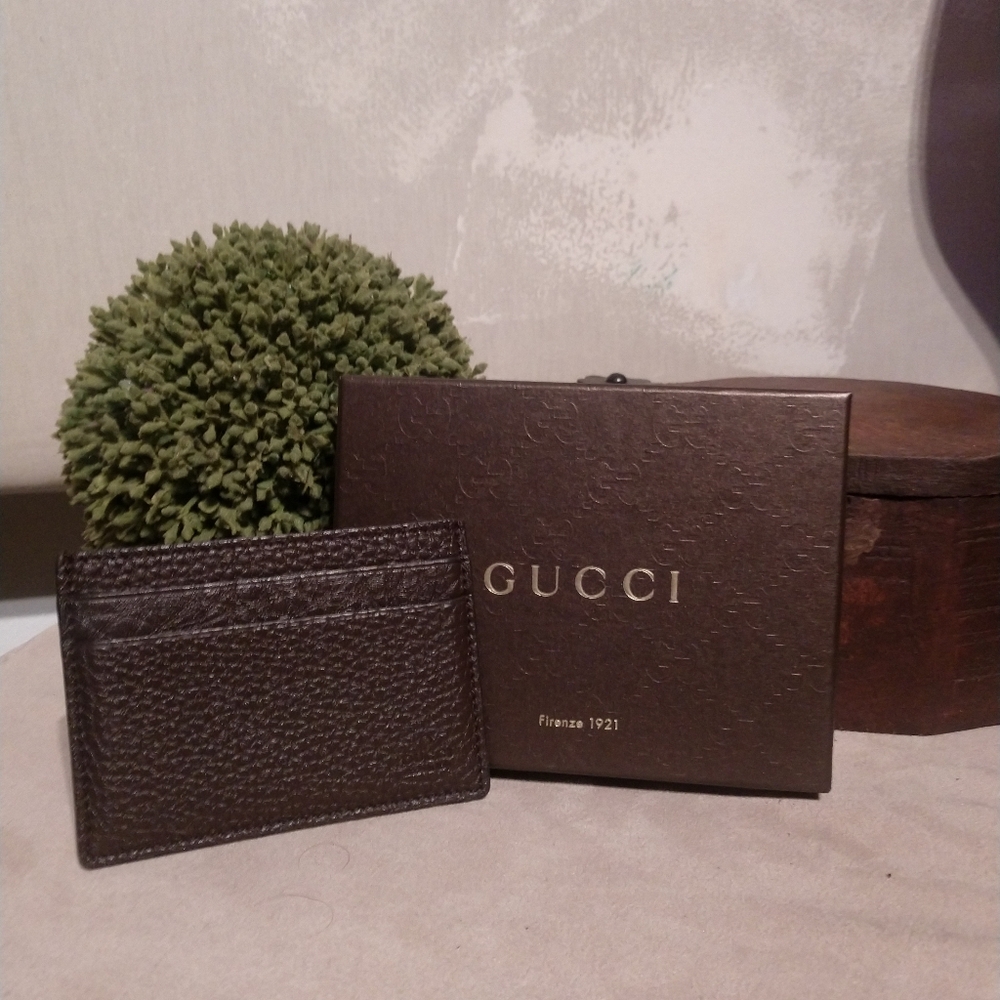 Gucci card holder wallet